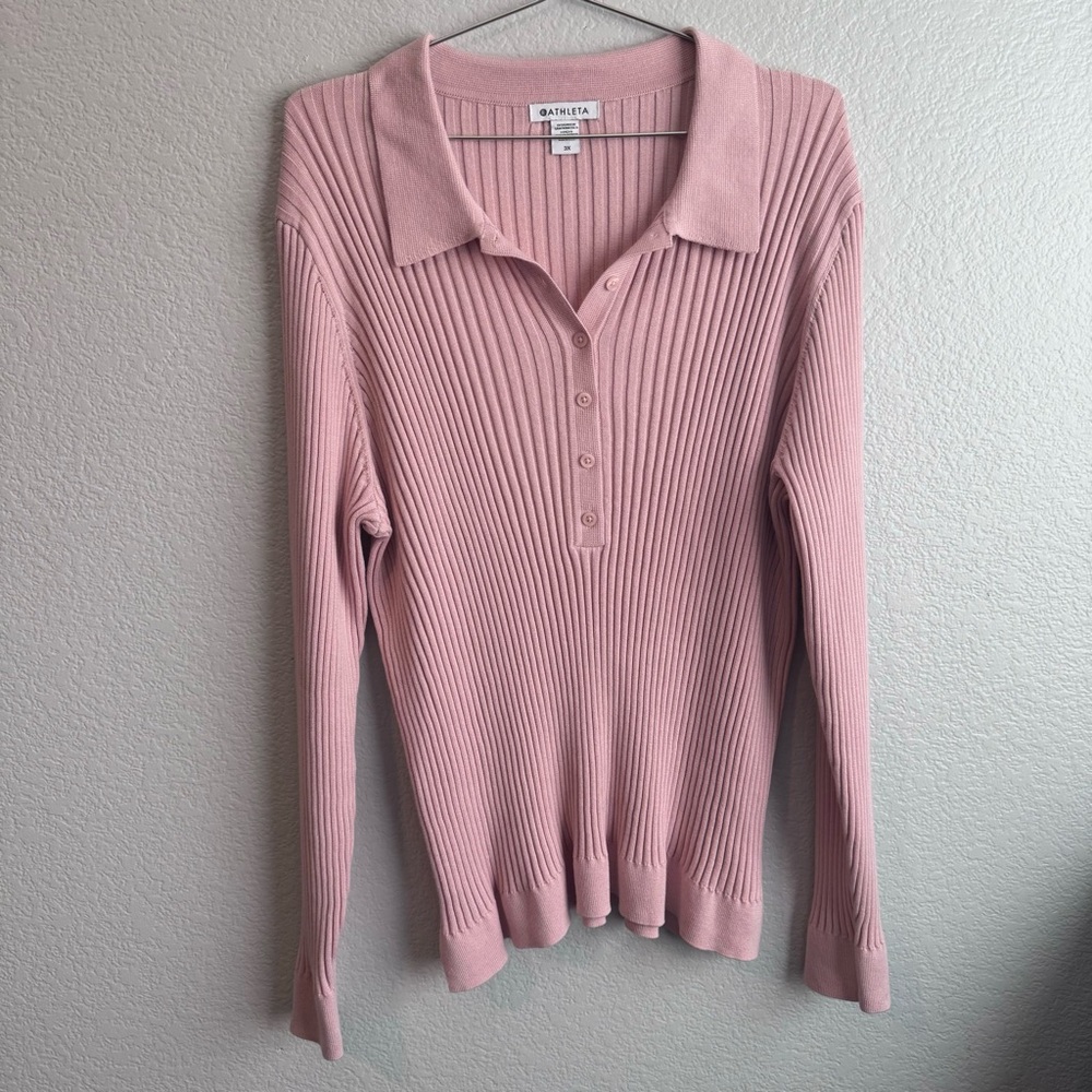 Athleta Women’s Pink Pullover Sweater Size 3x